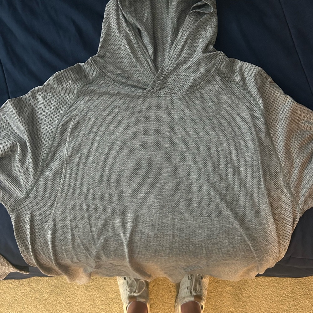 Lululemon Gray Hooded Sweatshirt